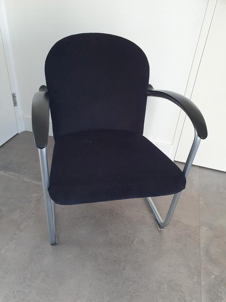 Gispen Dutch Originals 414 stoel/fauteuil, Huis en Inrichting, Stoelen, Zo goed als nieuw, Eén, Zwart, Ophalen of Verzenden