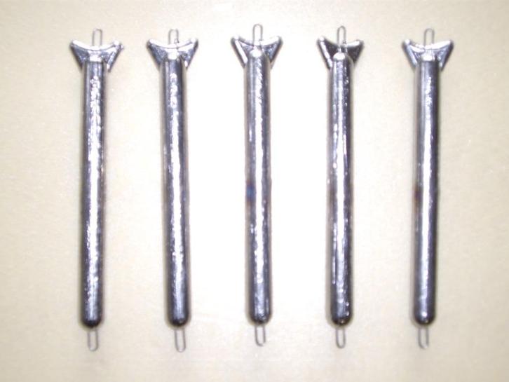 150, 250, 375 en 450 gram nieuwe staafpilkers, Watersport en Boten, Hengelsport | Zeevissen, Nieuw, Dobber of Lood, Ophalen of Verzenden