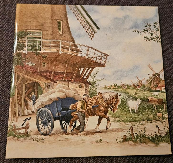 Molenaar. Royal Schawab. 1984 Ter Steege. JC van Hunnik., Antiek en Kunst, Antiek | Wandborden en Tegels, Ophalen of Verzenden