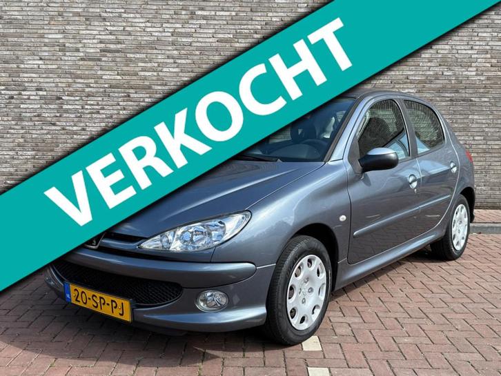 Peugeot 206 1.4 Air-line 3/Airco/NL Auto/Dealeronderhouden/N, Auto's, Peugeot, Bedrijf, Te koop, ABS, Airbags, Airconditioning