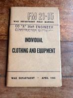 WO2 Amerikaans voorschrift uitrusting Webbing equipment 1945, Verzamelen, Militaria | Tweede Wereldoorlog, Amerika, Ophalen of Verzenden