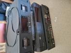 Philips set dubbel cassette dek cdi speler sub woofer boxen, Ophalen, Zo goed als nieuw, Philips
