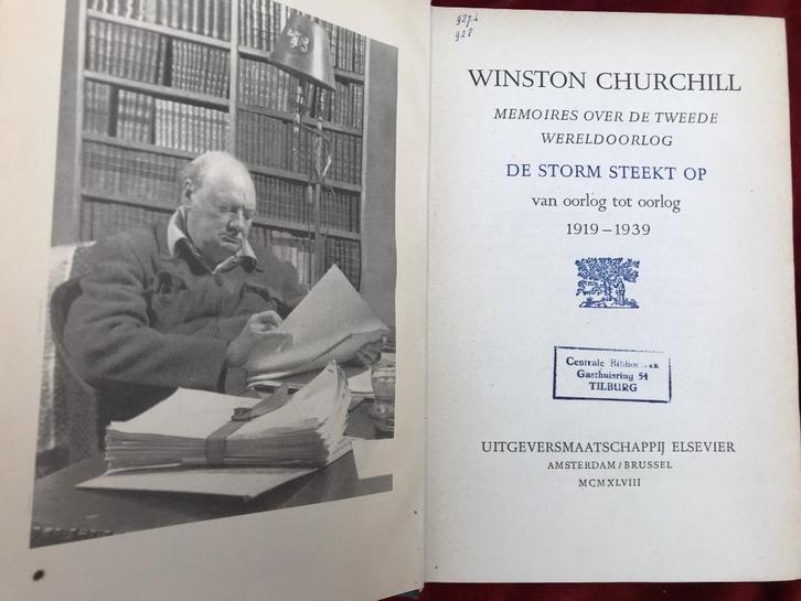 Winston Churchill, memoires over de Tweede Wereldoorlog., Boeken, Oorlog en Militair, Zo goed als nieuw, Algemeen, Tweede Wereldoorlog
