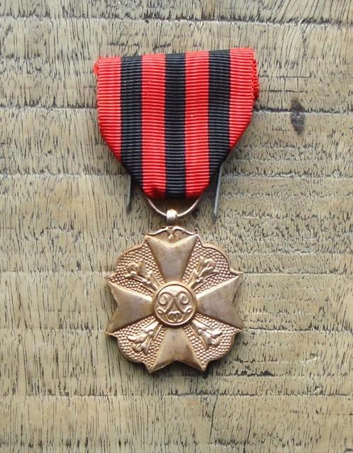 België lange dienst medaille z.j. (1867-1914), Verzamelen, Militaria | Algemeen, Overige soorten, Lintje, Medaille of Wings, Overige gebieden