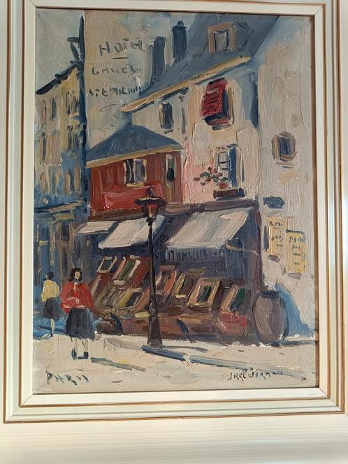 Schilderij "Paris" Jan Kelderman, Antiek en Kunst, Kunst | Litho's en Zeefdrukken, Ophalen of Verzenden