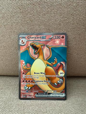 Charizard ex (MEW 183)  beschikbaar voor biedingen