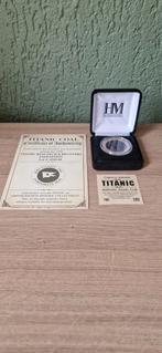 Titanic munt met authentieke steenkool!, Postzegels en Munten, Ophalen of Verzenden, Brons
