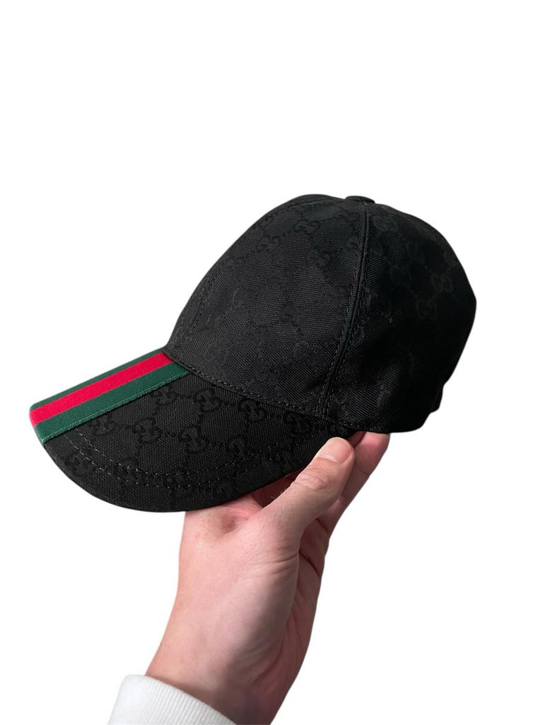 Gucci Pet - Zwart, Kleding | Heren, Hoeden en Petten, Zo goed als nieuw, Pet, One size fits all, Verzenden