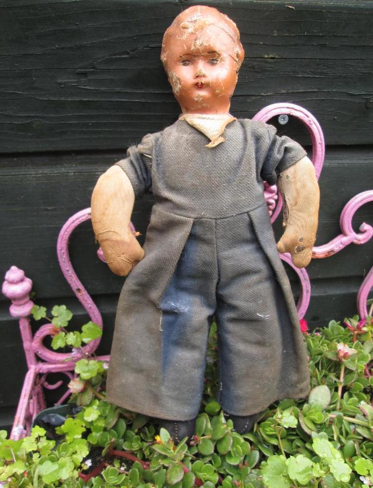 Vintage Sailor Boy Pop Matroos Zeeman Souvenir, Verzamelen, Poppen, Gebruikt, Pop, Ophalen of Verzenden