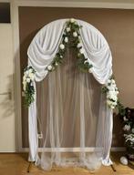 Bruiloft Backdrop met Bloemen, Ophalen, Gebruikt