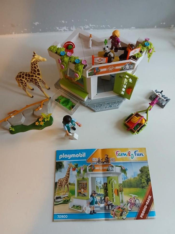 Playmobil 70900 Dierenartsenpraktijk in de dierentuin, Kinderen en Baby's, Speelgoed | Playmobil, Zo goed als nieuw, Ophalen of Verzenden