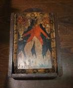 Antieke Friese houten schooltas, Antiek en Kunst, Ophalen of Verzenden