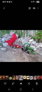 RC John Deere 7R Black Edition met krampe kipper.ruilen kan, Overige merken, Auto, 1:32 tot 1:50, Ophalen of Verzenden