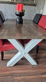 Mooie maar loodzware tafel, Huis en Inrichting, Tafels | Eettafels, Ophalen, Zo goed als nieuw, Vijf personen of meer, Rechthoekig