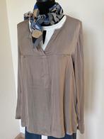 Expresso blouse licht bruin lange mouw mt 40, Kleding | Dames, Blouses en Tunieken, Maat 38/40 (M), Bruin, Expresso, Ophalen of Verzenden