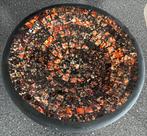 Mooie schaal met glas mozaïek 30cm, Ophalen, Overige materialen, Gebruikt, Schaal