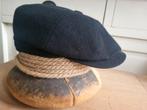 Heren Flat cap/pet zwart HATTERAS STETSON, size 59 /L., Ophalen of Verzenden, 58 of 59 cm (L, 7¼ of ⅜ inch), Hatteras Stetson