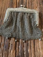 Vintage Zilveren Beursje malienkolder, Antiek en Kunst, Ophalen of Verzenden, Zilver