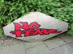 No Fear metalen bord (Winkel inventaris) 92x48 cm, Ophalen, Gebruikt, Skateboard