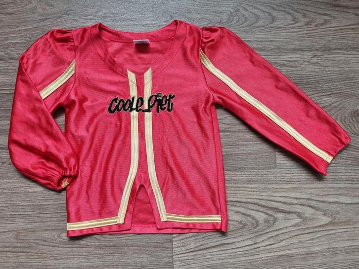 Coole piet longsleeve maat 104-116, Kinderen en Baby's, Carnavalskleding en Verkleedspullen, Zo goed als nieuw, Jongen of Meisje