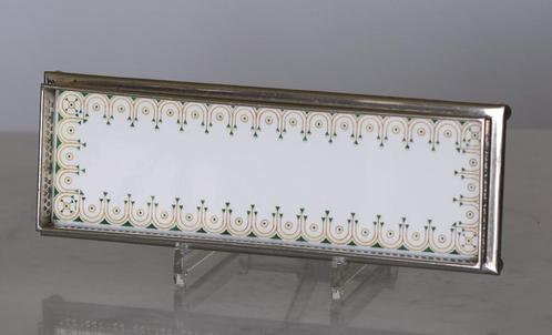 ✅ Ant. onderzetter rechthoek C vd Hoef NIEUWE KUNST ca 1910, Huis en Inrichting, Woonaccessoires | Onderzetters, Zo goed als nieuw