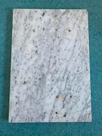 Marmeren wastafelachterwand 58x40x2 cm en spiegel 56x55cm, Huis en Inrichting, Ophalen, Gebruikt, Overige typen, 50 tot 100 cm