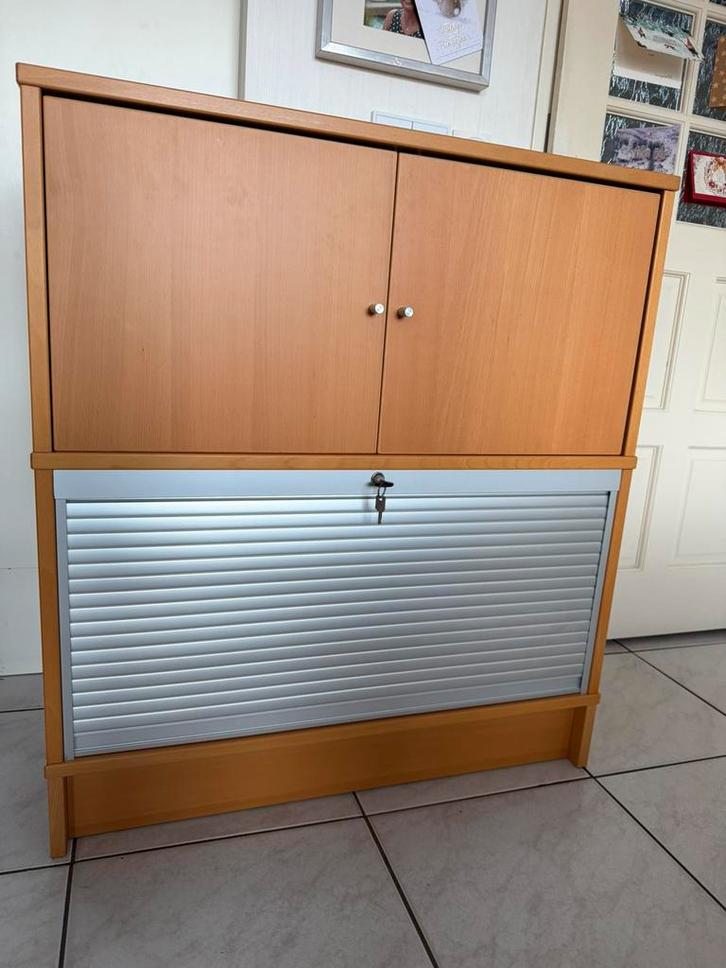 Kantoorkast IKEA serie Effektiv, Huis en Inrichting, Kasten | Roldeurkasten en Archiefkasten, Zo goed als nieuw, Minder dan 100 cm