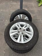 Opel Corsa (2014) set winterbanden (185/65 R15) + velgen, Auto-onderdelen, Banden en Velgen, Ophalen, Gebruikt, 15 inch, Banden en Velgen