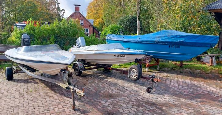 3 Boten met werk. Bayliner, Abbate en Piranha va 1150 euro, Watersport en Boten, Speedboten, Gebruikt, 3 tot 6 meter, Benzine
