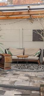 Loungeset 2 losse banken met kussens (Wehkamp), Tuin en Terras, Tuinbanken, Ophalen, Zo goed als nieuw