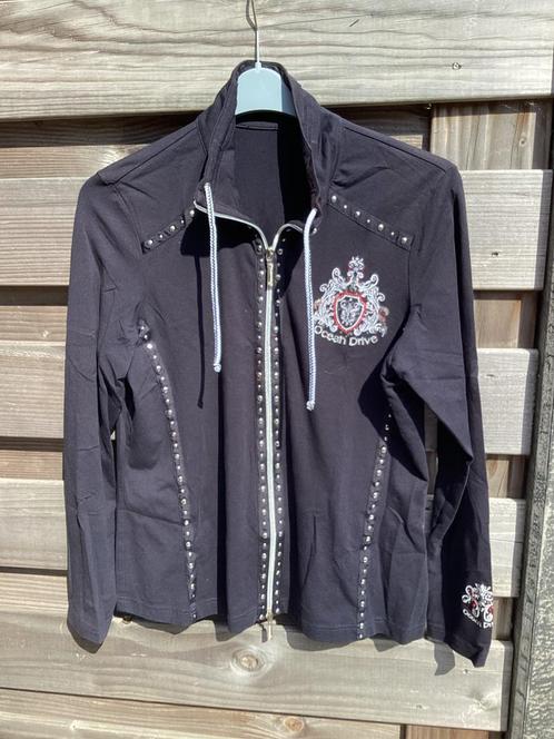 Dames vest, Kleding | Dames, Truien en Vesten, Zo goed als nieuw, Maat 42/44 (L), Blauw, Ophalen of Verzenden