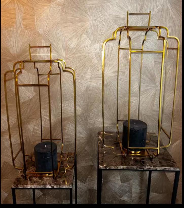 Gouden Kandelaar 60cm - Nieuw in doos!, Huis en Inrichting, Woonaccessoires | Kandelaars en Kaarsen, Nieuw, Kandelaar, 50 tot 75 cm