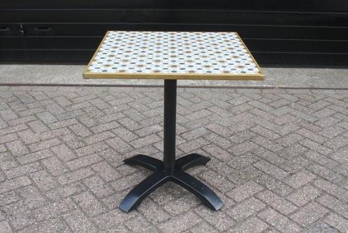 6x hippe vierkante tuintafel gekleurd mozaiek terrastafel, Tuin en Terras, Tuinmeubel-accessoires, Gebruikt, Ophalen