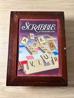 Scrabble Bordspel Vintage Collection Houten Case, Hobby en Vrije tijd, Gezelschapsspellen | Bordspellen, Ophalen of Verzenden