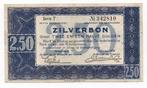2½ gulden 1938 - 1 letter serienummer - 005, Verzenden, 2½ gulden, Los biljet