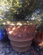 oude 72cm Toscaanse bloempot Coto Archeo Impruneta Frutta, Tuin en Terras, Bloempotten, 40 cm of meer, Rond, Zo goed als nieuw