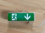 nooduitgang, Ophalen of Verzenden, Zo goed als nieuw, Minder dan 50 watt, Lamp met armatuur