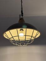 Industriele hanglamp, Huis en Inrichting, Lampen | Hanglampen, Ophalen, Gebruikt, Metaal, Minder dan 50 cm