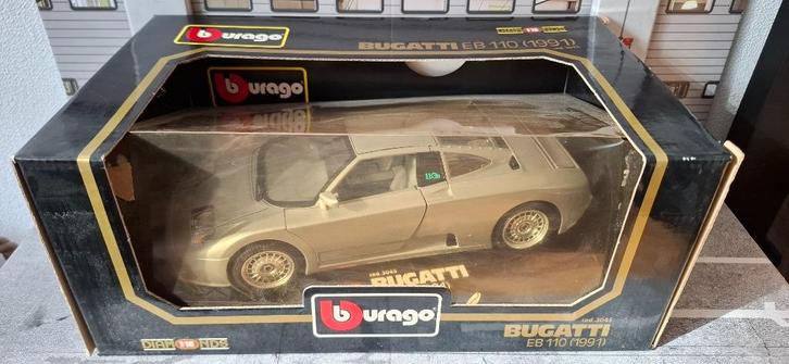 1.18 bugatti eb110, Hobby en Vrije tijd, Modelauto's | 1:18, Zo goed als nieuw, Auto, Bburago, Ophalen of Verzenden