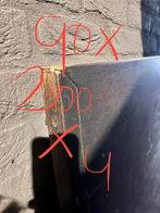 EIKEN TAFELBLAD 90x200x 4 cm dik, Doe-het-zelf en Verbouw, Hout en Planken, Ophalen, Gebruikt, 25 tot 50 mm, Eiken