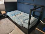 Ikea bed Kura, Ophalen, 90 cm, Eenpersoons, Zwart