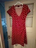 King louie cross dress rood met witte stippen mt L, Kleding | Dames, Jurken, Maat 42/44 (L), Ophalen of Verzenden, Zo goed als nieuw