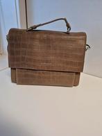 Bruine Burkely leren tas in zeer goede staat, Ophalen of Verzenden, Zo goed als nieuw, Bruin, Handtas