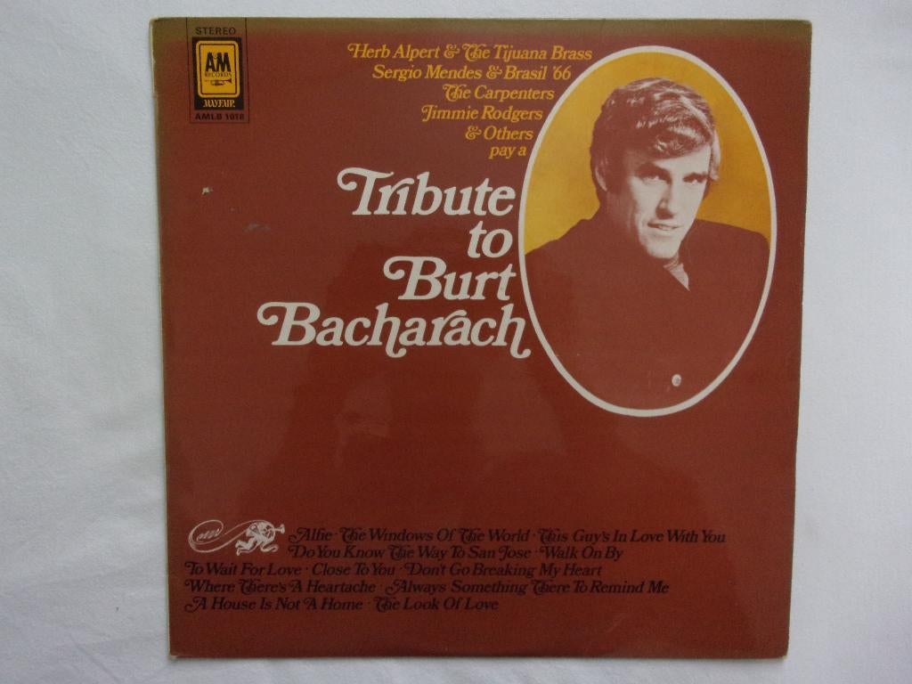 Burt Bacharach - Tribute to LP, Cd's en Dvd's, Vinyl | Pop, Ophalen of Verzenden, Gebruikt, 12 inch