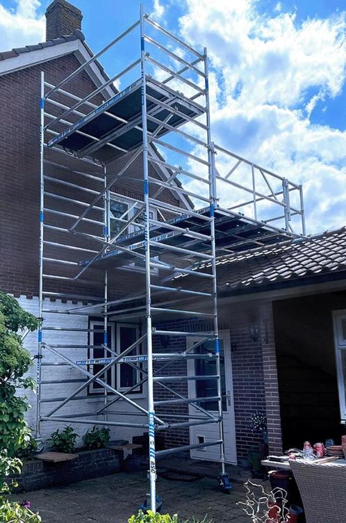 verhuur van Euroscaffold rolsteigers, Doe-het-zelf en Verbouw, Steigers, Rolsteiger of Kamersteiger, 5 meter of hoger, Ophalen