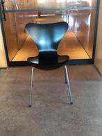 Fritz Hansen by Arne Jacobsen vlinderstoel zwart/chroom, Ophalen, Zo goed als nieuw, Zwart, Eén