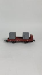 Lima 660513 H0 platte wagon met 2 containers. S29, Hobby en Vrije tijd, Modeltreinen | H0, Tweedehands verkoop, Tweedehands verkoop