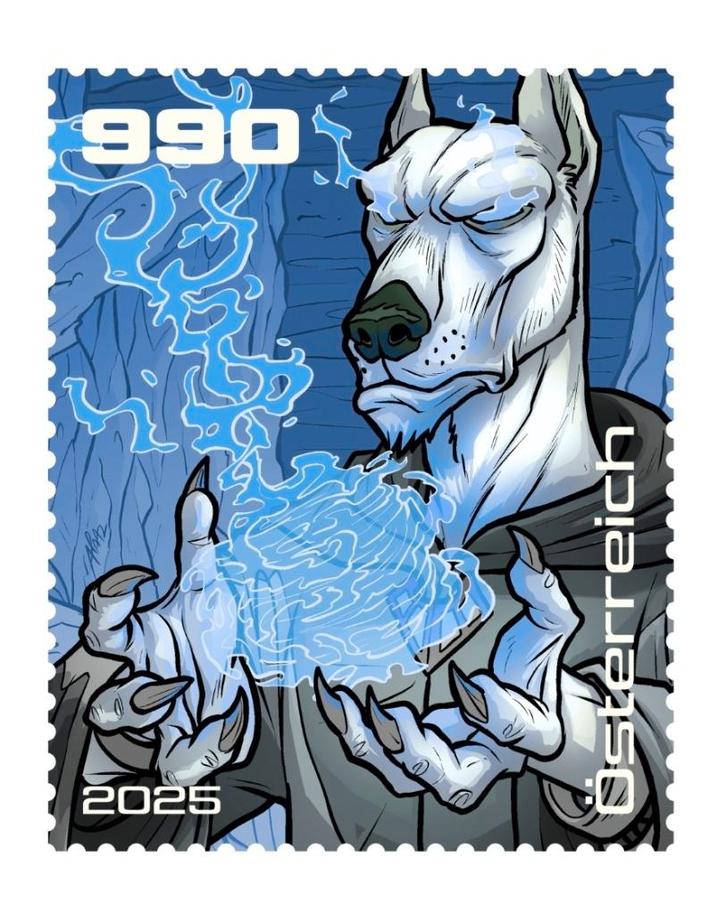 Oostenrijk 2025 Cassius Strip Crypto - NFT kleur Blauw, Postzegels en Munten, Postzegels | Europa | Oostenrijk, Postfris, Verzenden