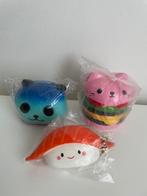 Squishy sushi - panda - Kat | kawaii antistress speelgoed, Verzamelen, Ophalen of Verzenden