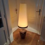 Aardewerk retro vloerlamp met kap, Ophalen of Verzenden, Huis en Inrichting